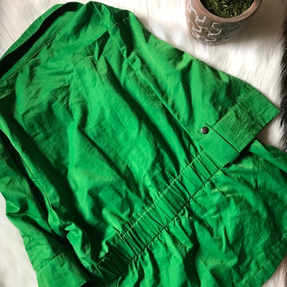 Anthropology Green jacket /Blouse - Picture 3 of 4